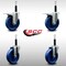 Service Caster 5'' SS Solid Poly Swivel 3/4'' Expanding Stem Caster Set 2 Total Lock Brakes, 4PK SCC-SSEXTTL20S514-SPUS-2-S-2-34 - alternate 5